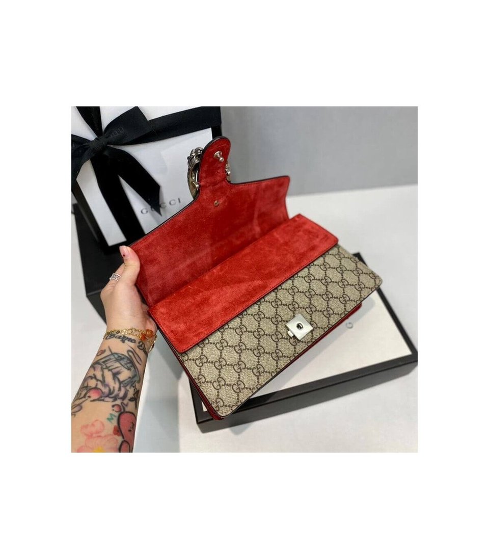 Gucci Dionysus Small GG Shoulder Bag Red view 14