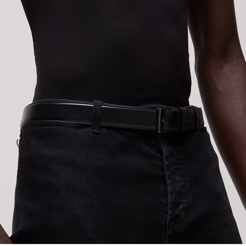 Gucci Belt With Squared Buckle ‎Black 874726 AAGRY 1053 view 5