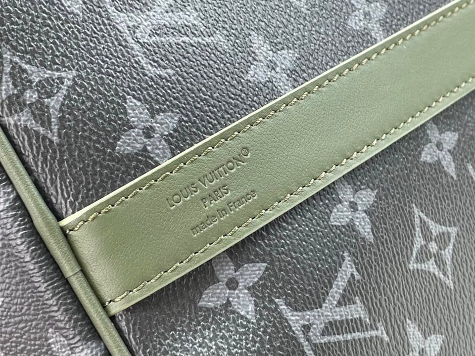 Louis Vuitton LV x TM Keepall Bandoulière 45cm/17.7in Khaki Green M28837 view 6