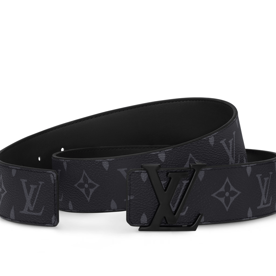 Louis Vuitton LV Initiales 40mm Matte Black Belt M4482S view 3