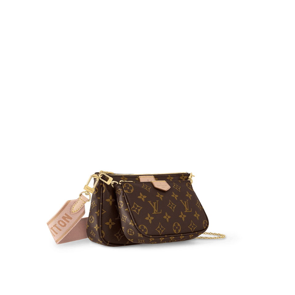 Louis Vuitton Multi Pochette Accessoires Monogram – Women – Handbags Light Pink view 3