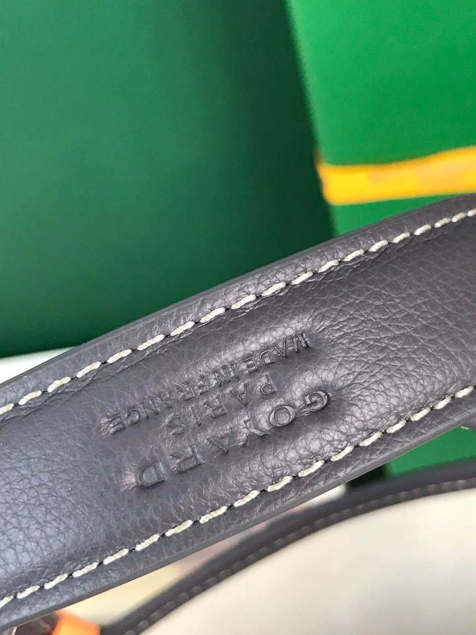 Goyard Small Belharra 24 Cm Gray Goyardine Canvas And Lambskin view 10