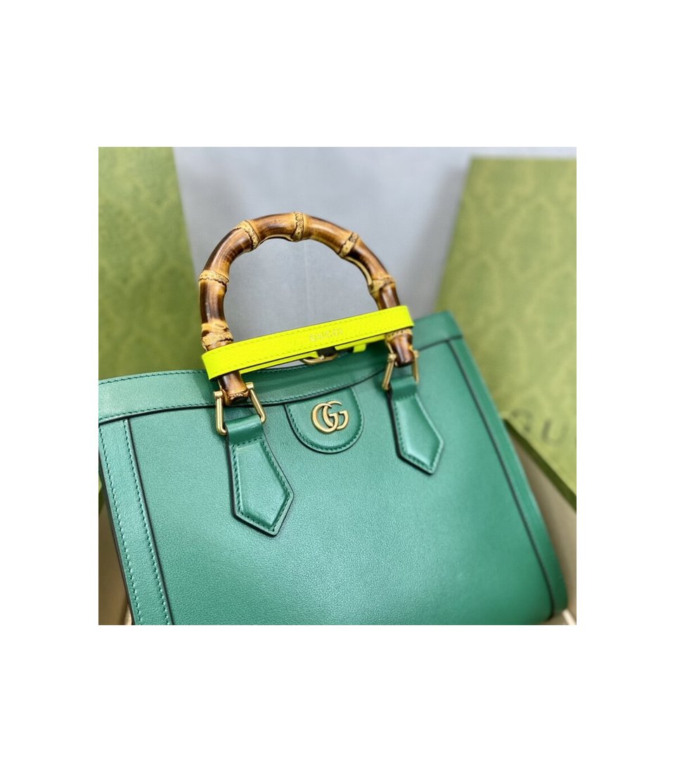 Gucci Diana Small Tote Bag Green view 10