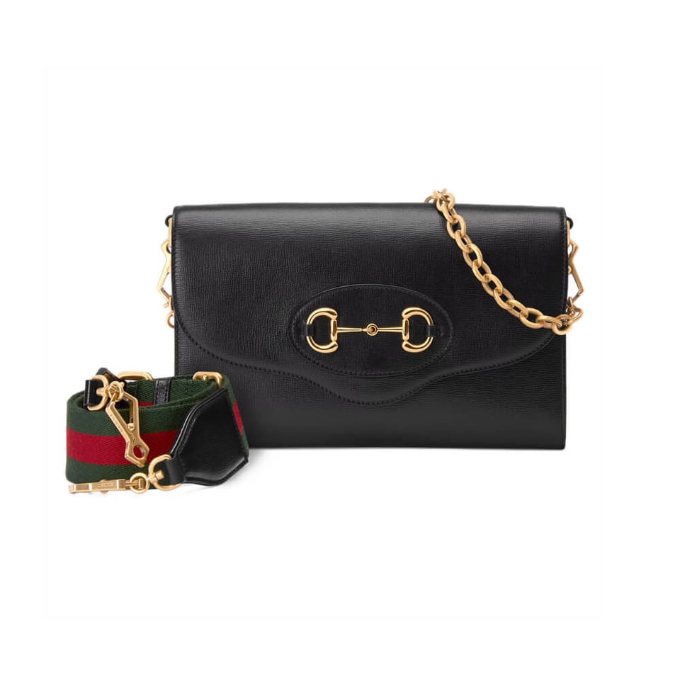 Gucci Horsebit 1955 Small Bag In Black Leather view 2