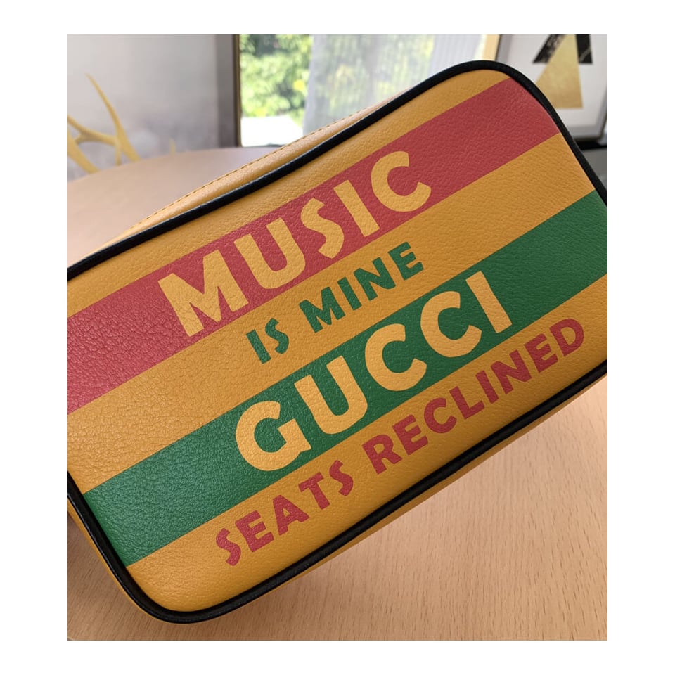 Gucci 100 Belt Bag In Yellow Leather view 8