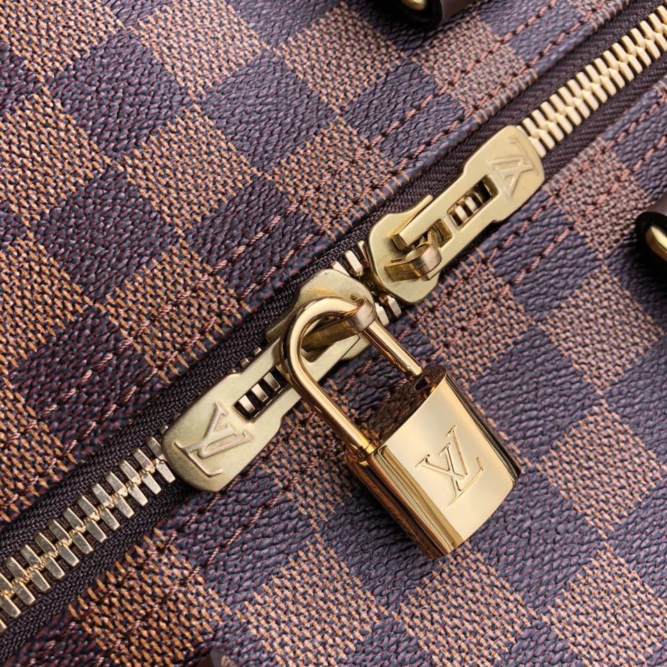 Louis Vuitton LV Keepall Bandoulière 45 Damier Ebene Canvas 45cm N41428 view 7