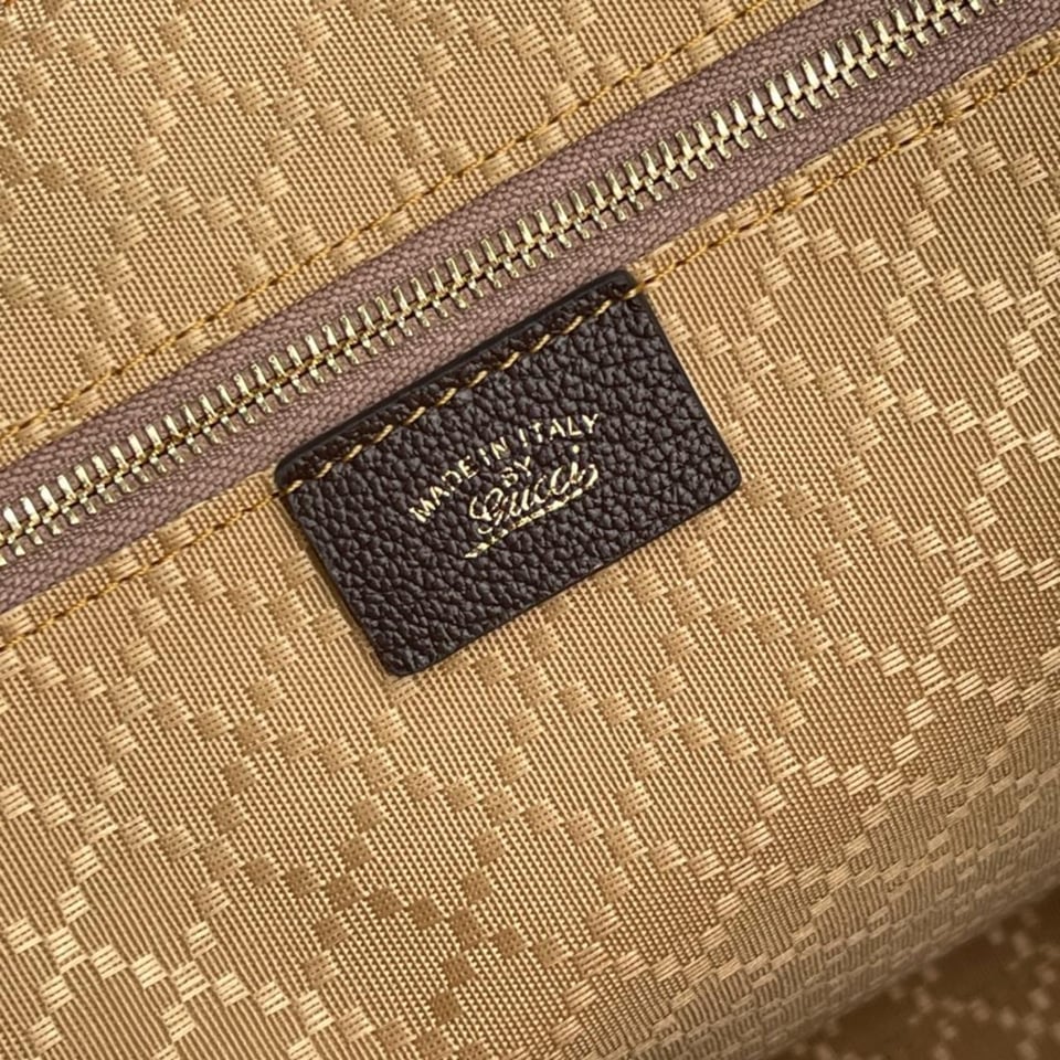 Gucci Borsetto Large Boston Bag Sand Brown 38.5cm/15.2in view 10