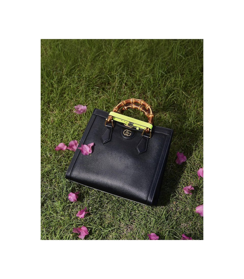 Gucci Diana Small Tote Bag Black view 5