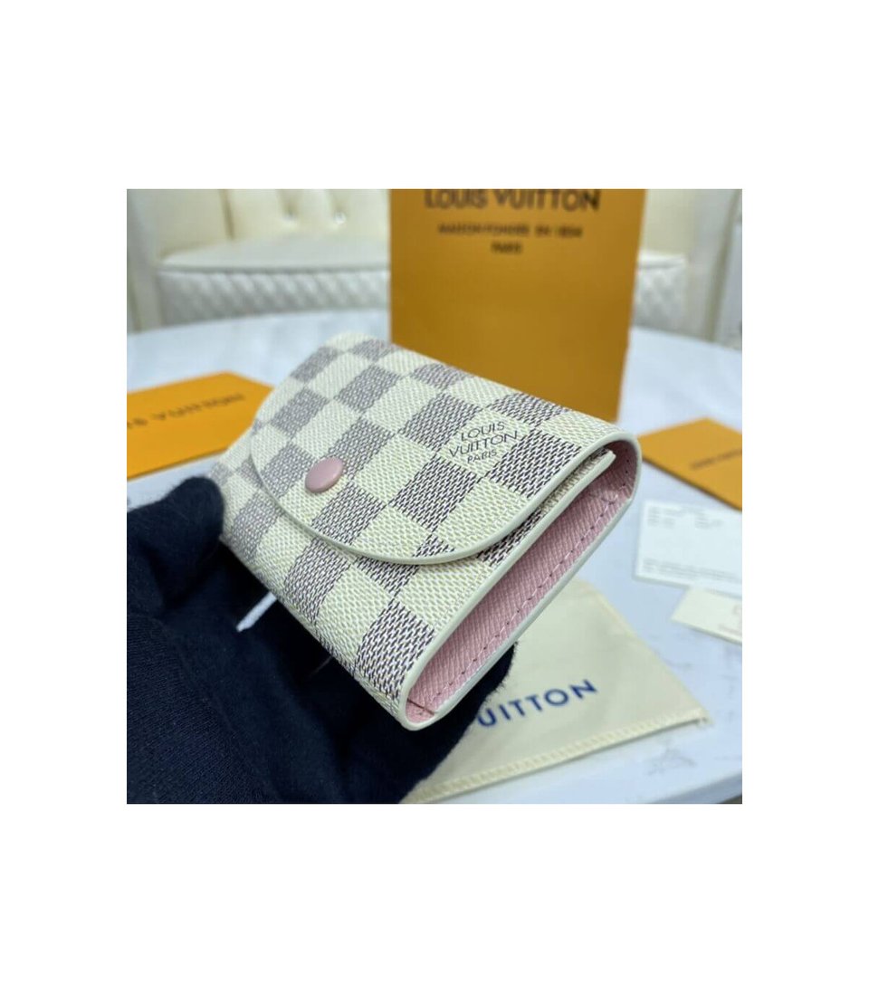 Louis Vuitton Damier Azur Rosalie Coin Purse view 5