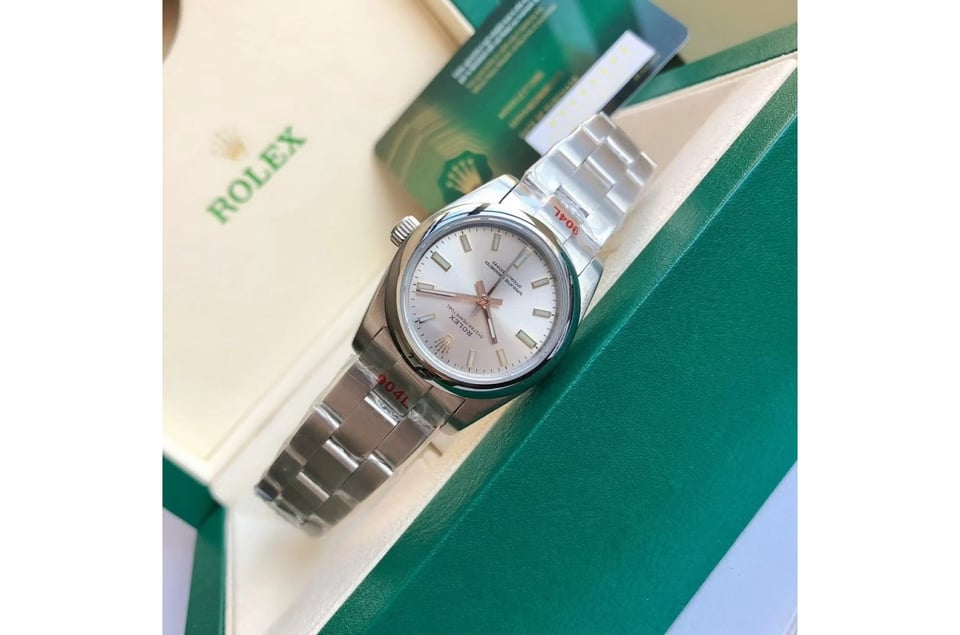 Rolex Oyster Perpetual 31/41mm SS/SS Sliver/Stk view 8