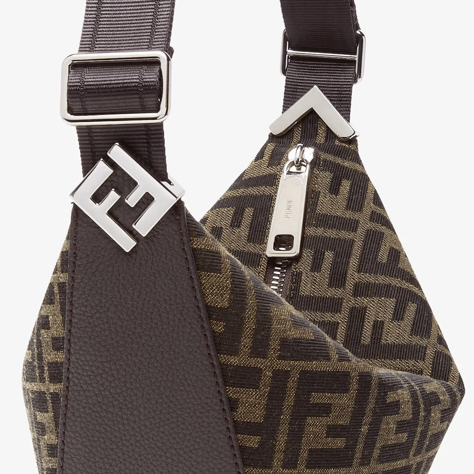 Fendi FF Jacquard Melon Small Brown 24cm, Men’s Bags view 4