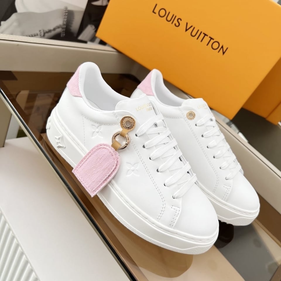 Louis Vuitton Time Out Sneaker Pink 1Aguxo view 3