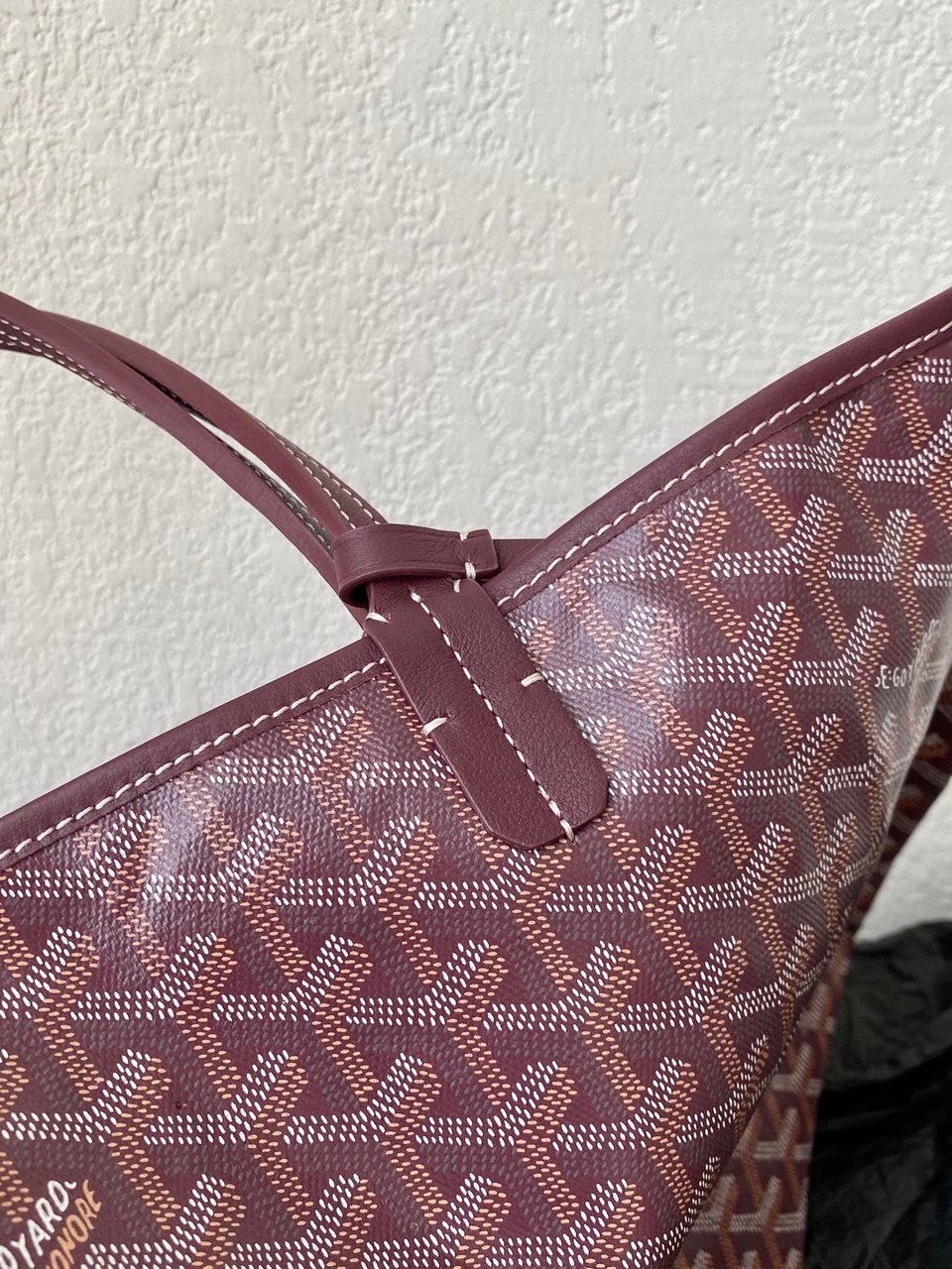 Goyard Saint Louis Gm 40Cm Burgundy Canvas view 6