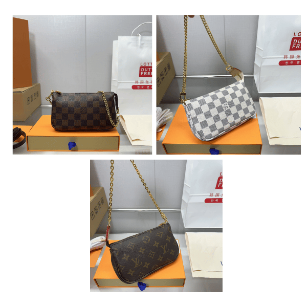 Louis Vuitton Pochette Accessoires Monogram 17Cm With Chain M58009 view 3