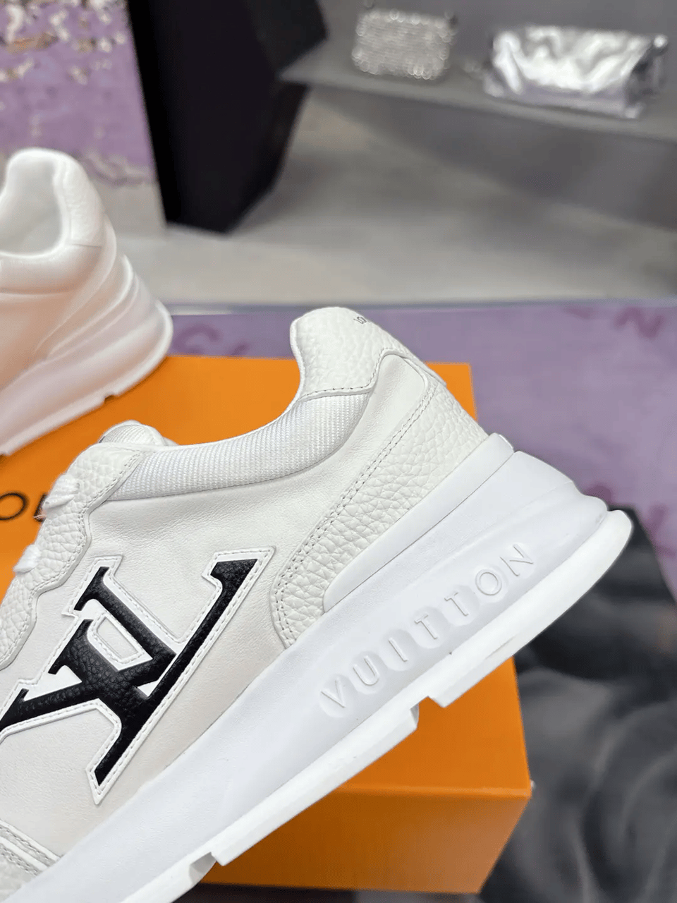 Louis Vuitton LV Classic White Sneaker for Men 1AHSTF view 13