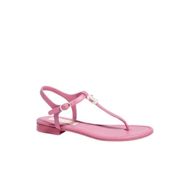 Chanel Sandals Ivory Pink G40018 X01000 0T247 view 2