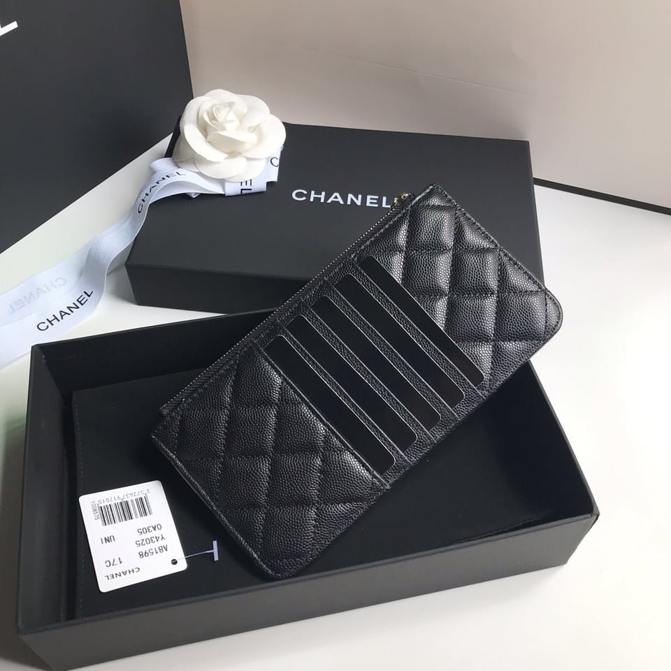 Chanel Mobile Purse 19.5 Black Grained Calfskin Icon view 4