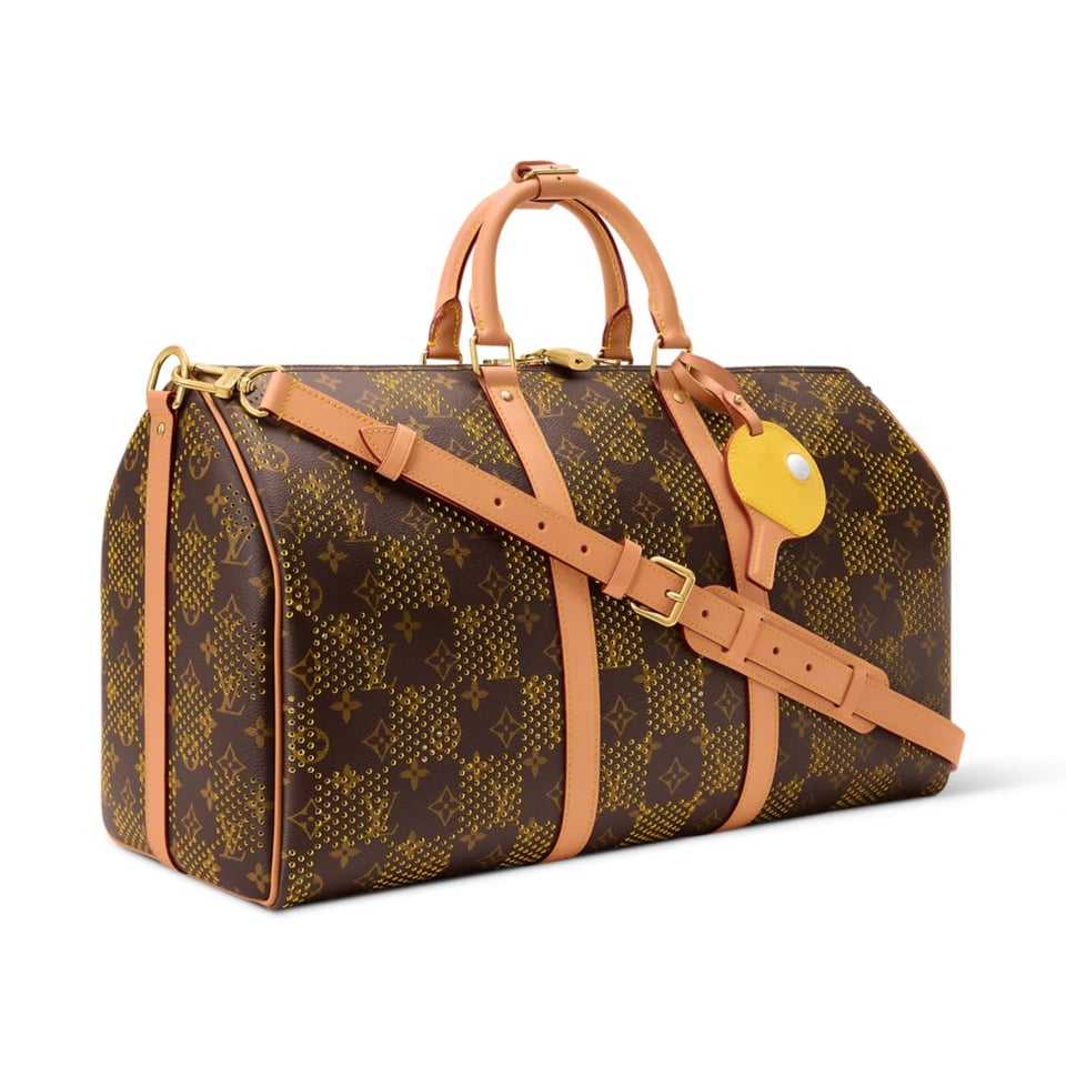 Louis Vuitton Keepall Bandoulière Bag 50cm/19.7in Perforated Monogram Canvas M29163 view 3