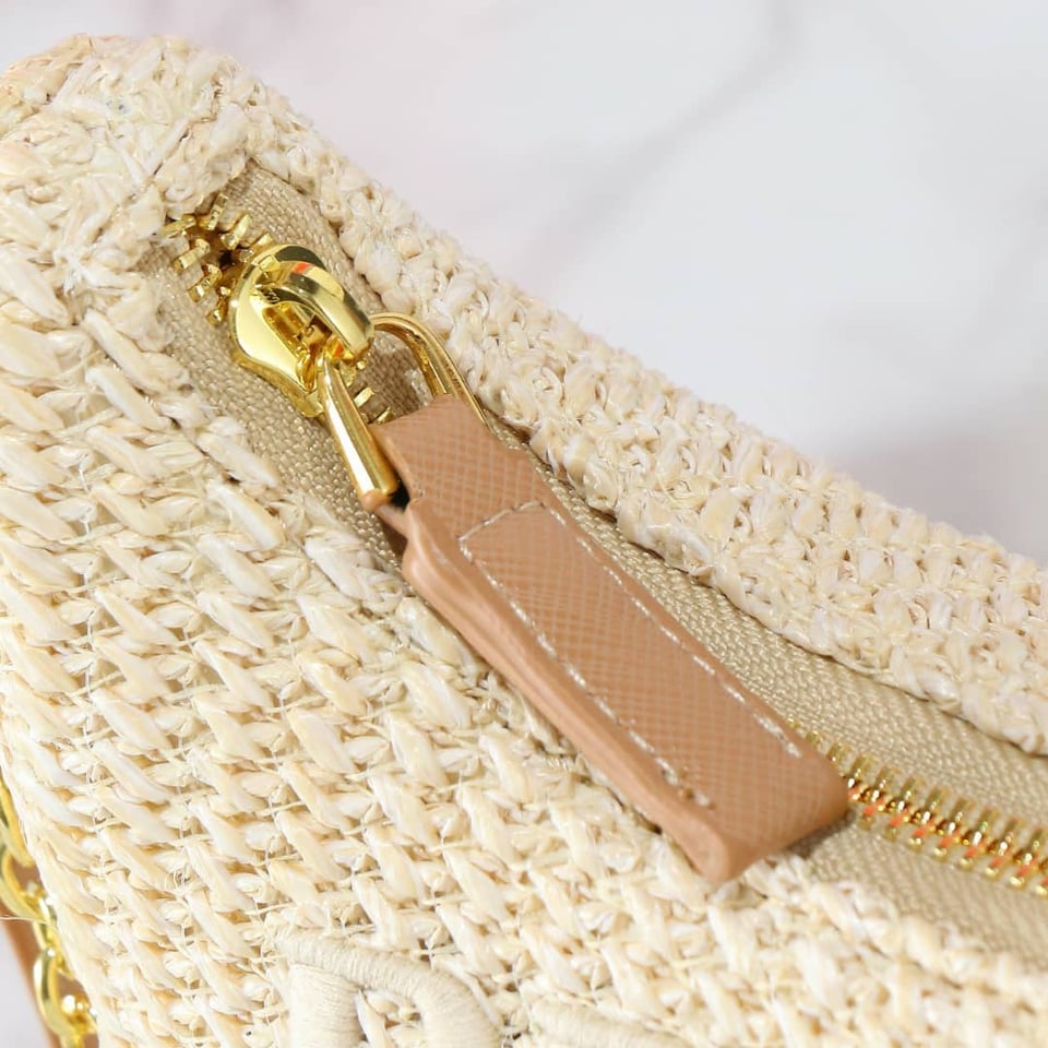 Prada Re Edition Crochet Bag Natural 22Cm view 6