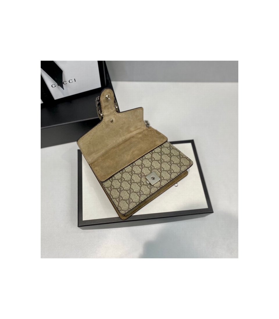 Gucci Dionysus GG Supreme Mini Bag Apricot view 13