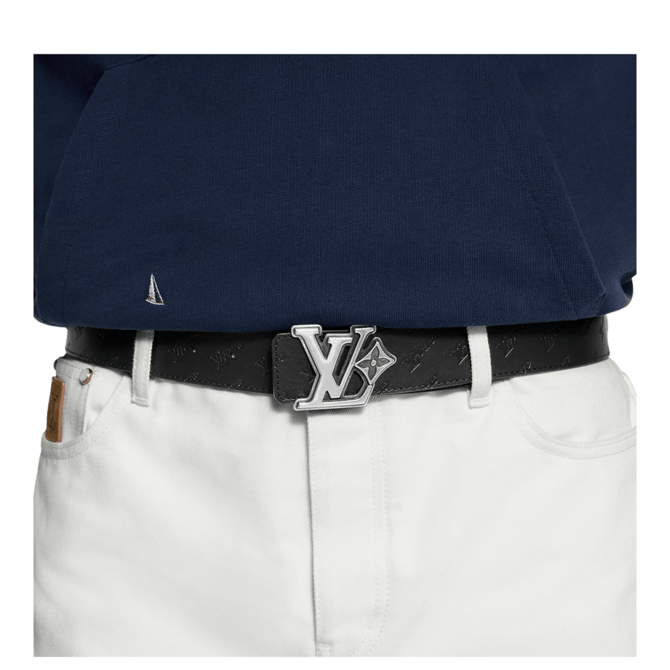 Louis Vuitton LV Flower 40mm Reversible Men Belt M4110V view 6