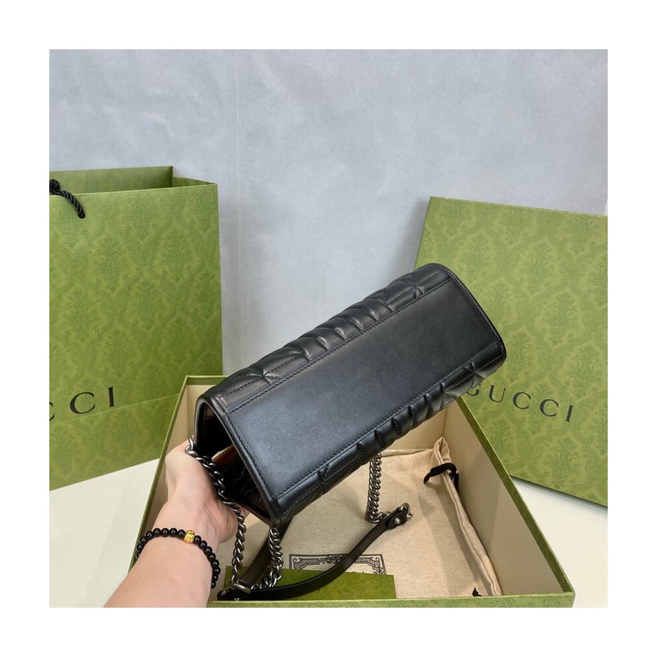 Gucci GG Marmont Small Tote Bag Black view 10