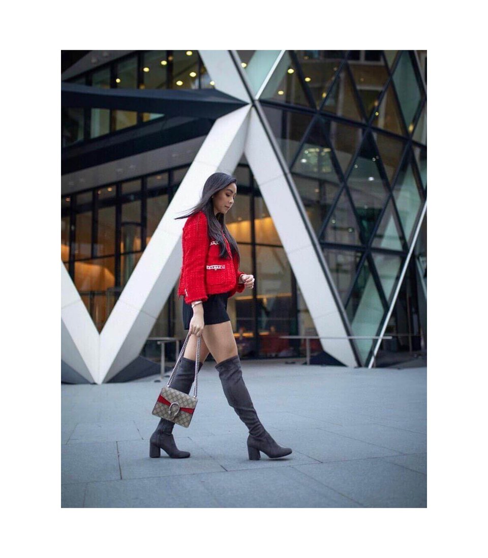 Gucci Dionysus GG Supreme Mini Bag Red 20cm view 3