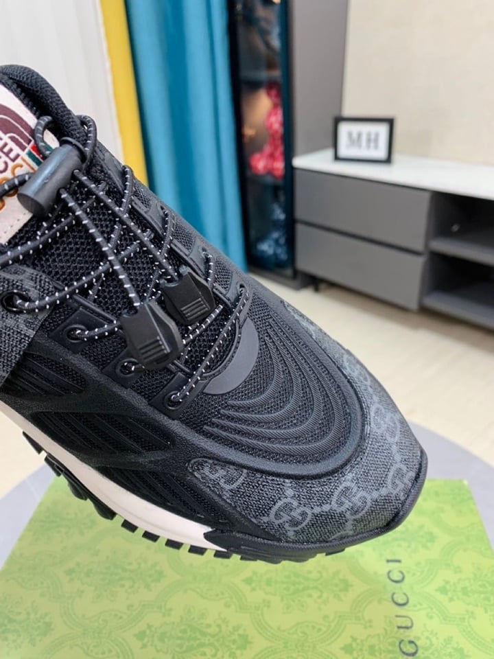 Gucci Gg Men?S Sneaker Rubber Leather Black view 6