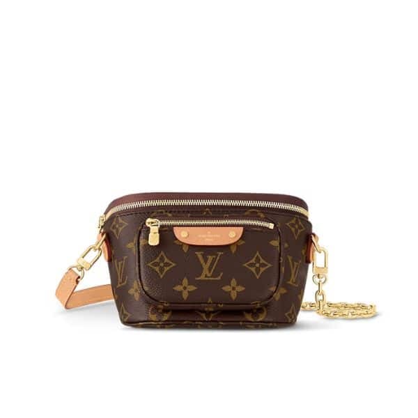 Louis Vuitton Mini Bumbag Bag Monogram Canvas 17Cm M82335 view 2