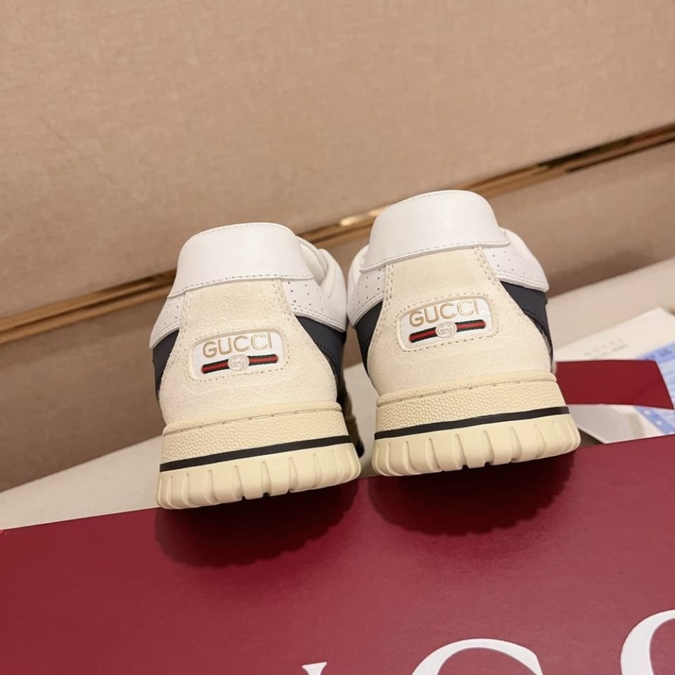 Gucci Women’S Re Web Sneaker Original Gg Canvas Beige And Blue ?787476 Aadhw 9552 view 8