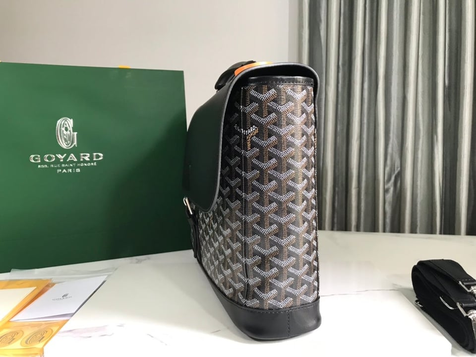 Goyard Citadin Bag 38Cm Black Canvas view 4