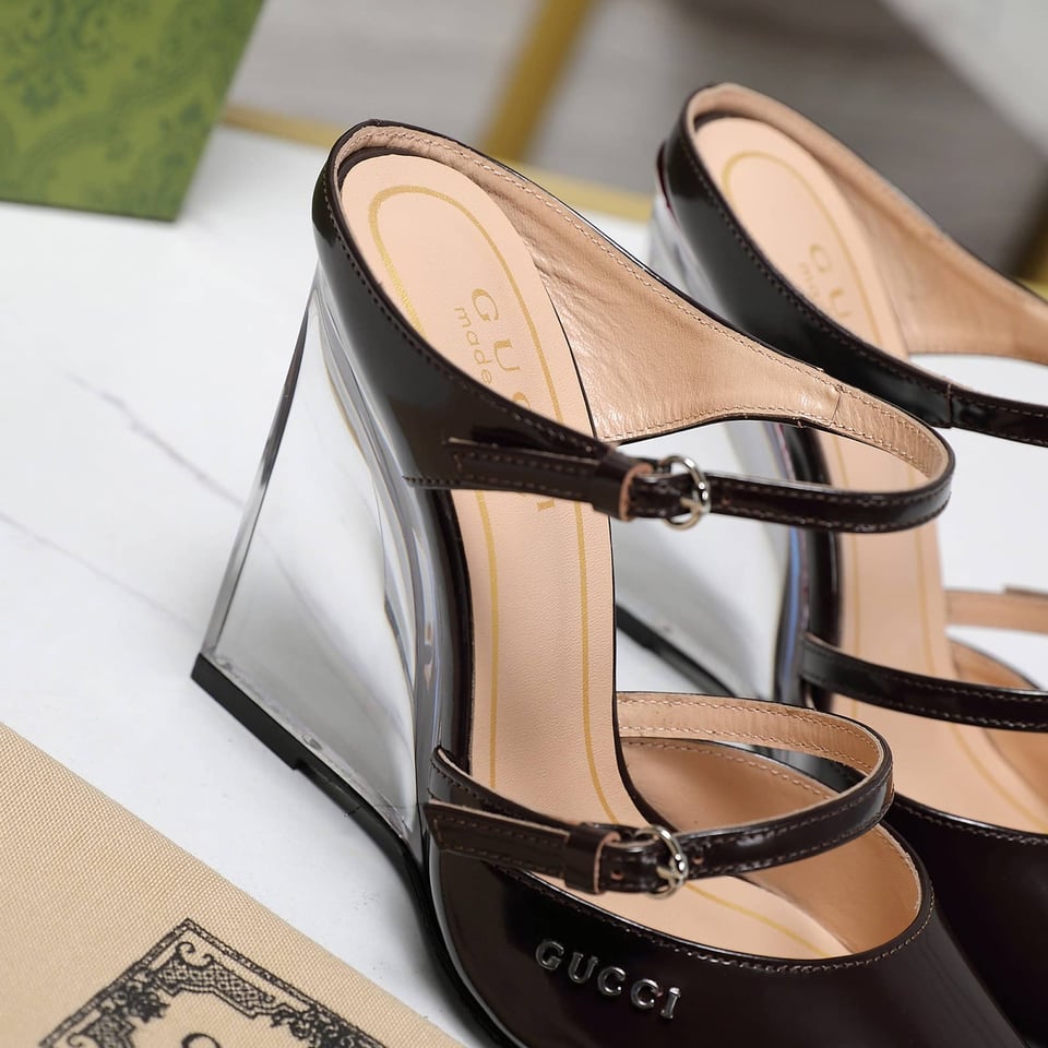 Gucci Women’S Wedge Mule Black 827856 Clg00 1000 view 9