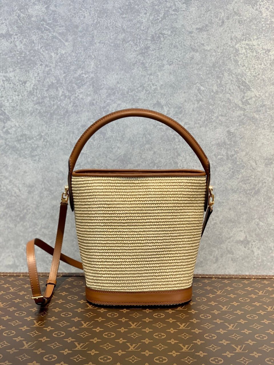Louis Vuitton Petit Bucket 23Cm Brown view 5