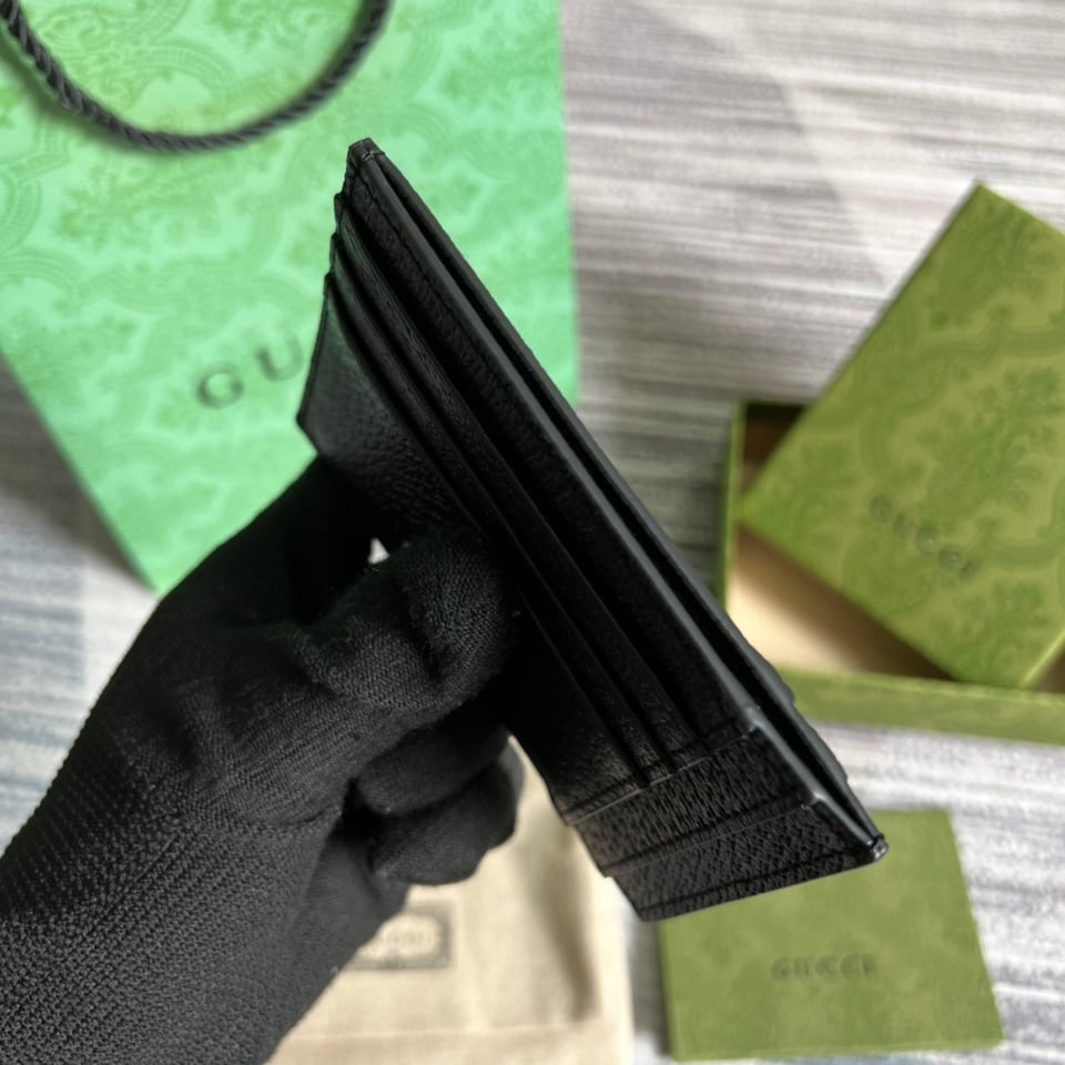 Gucci GG Marmont Card Case Black 4.7in/12cm For Men view 7