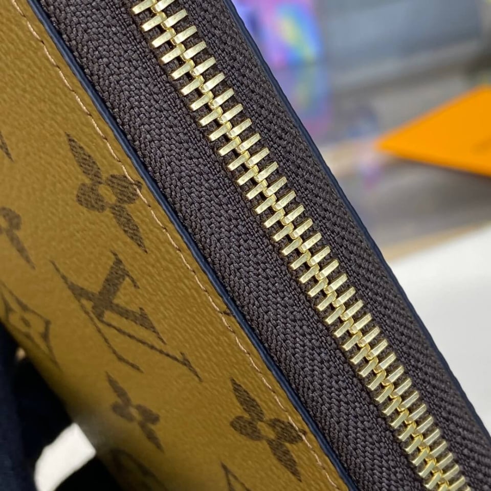 Louis Vuitton Monogram Reverse Canvas Zippy Wallet view 6