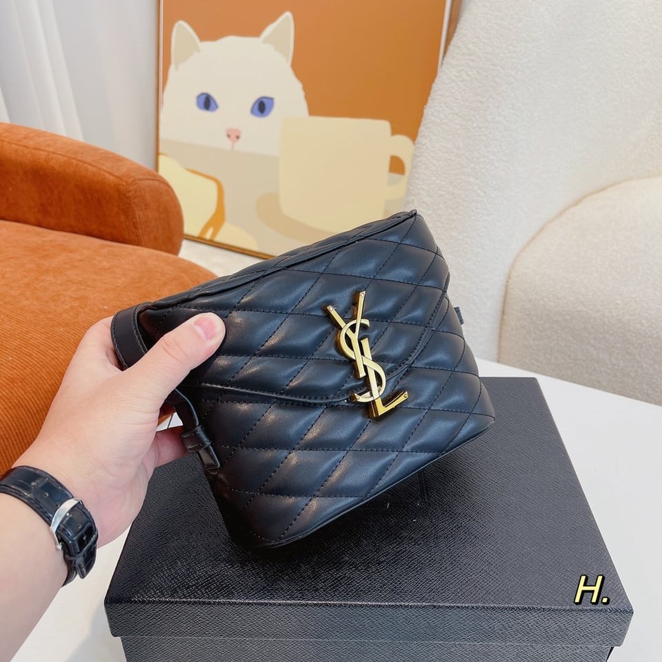 Saint Laurent Women’S June Box Bag Black 19Cm view 10