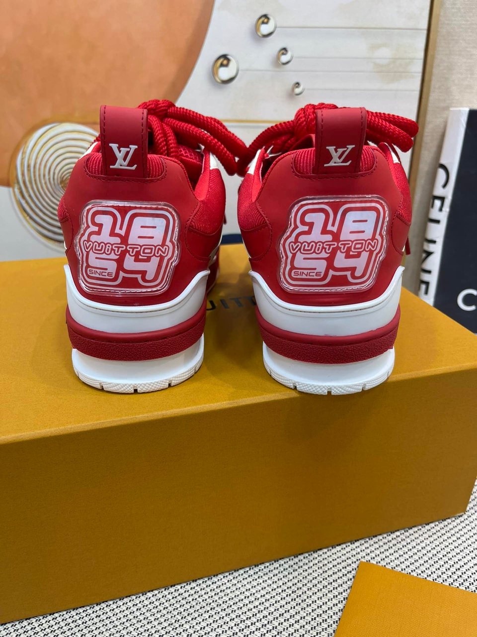 Louis Vuitton Lv Skate Sneaker Red view 10