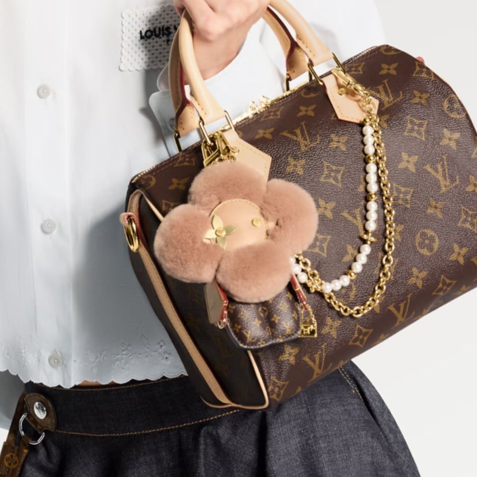 Louis Vuitton Vivienne Fashionista Bag Hanging Accessory Brown 18cm/7.1in view 5