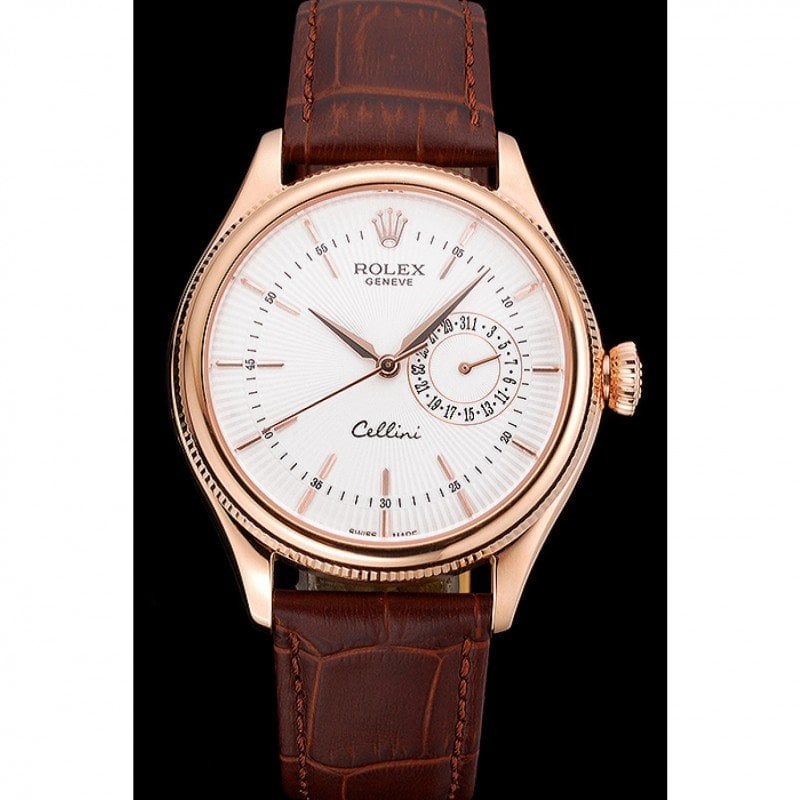 Rolex Cellini 38mm White Dial 622725 view 3