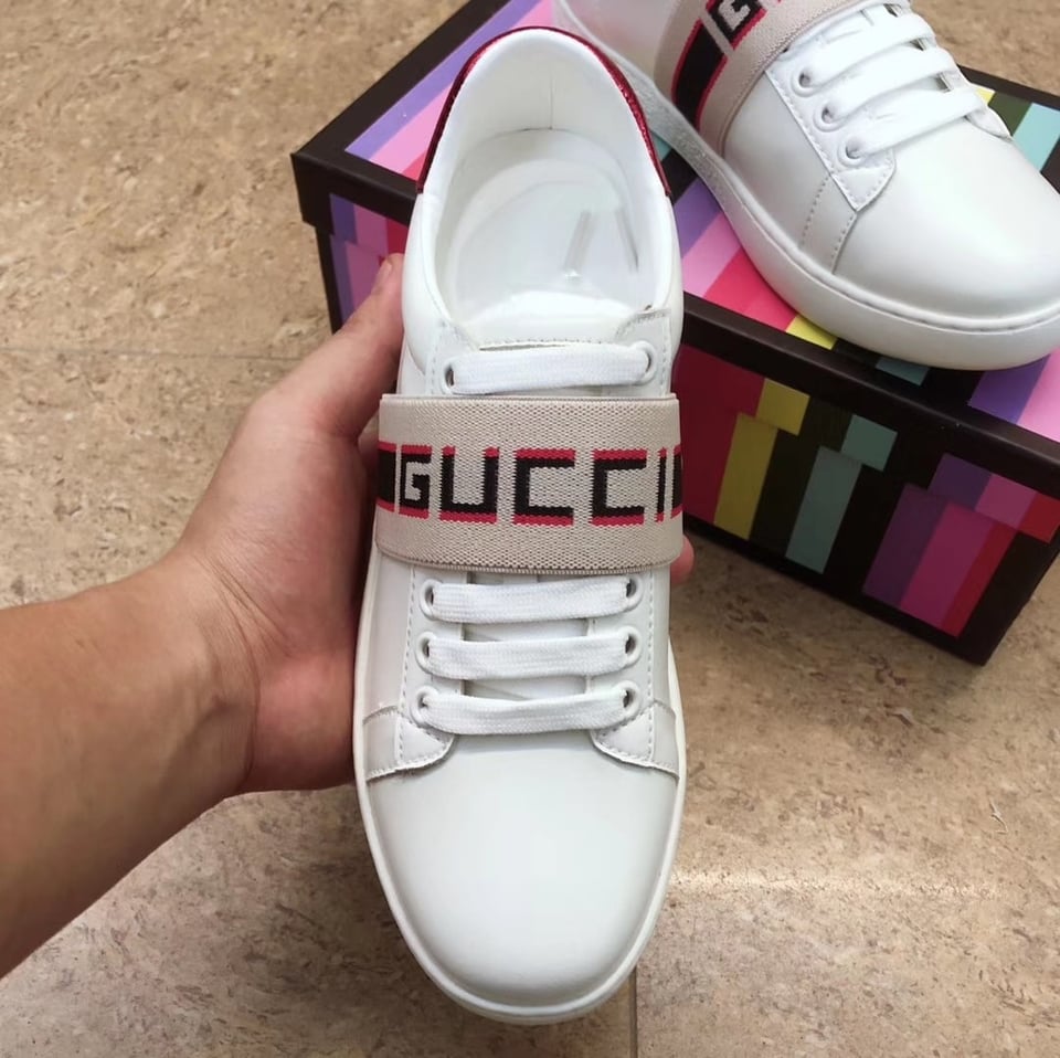 Gucci Wmns Ace Stripe Ivory 525269 0Fiv0 9086 view 7