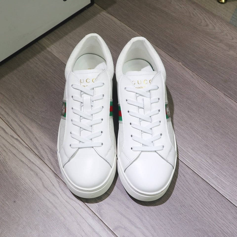 Gucci Gg Supreme White Sneaker Gg With Web view 9