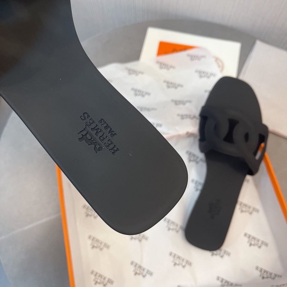 Hermes Aloha Sandal Black H201157Z 02350 view 5