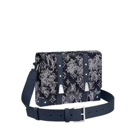 Louis Vuitton Monogram Tapestry Trunk Messenger 24Cm