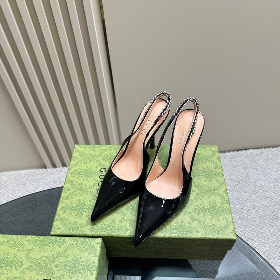 Gucci Signoria Slingback Pump Black view 3