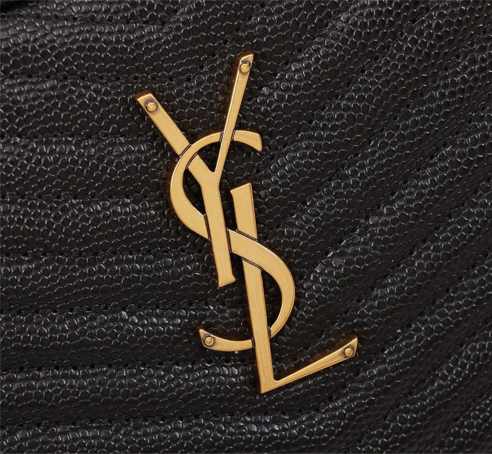 Saint Laurent Lou Camera Bag In Quilted Leather Gold Hardware Black 18Cm view 5