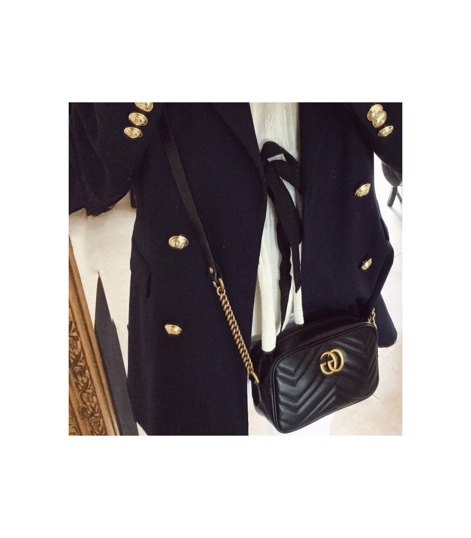 Gucci GG Marmont Matelasse Mini Bag Black view 5