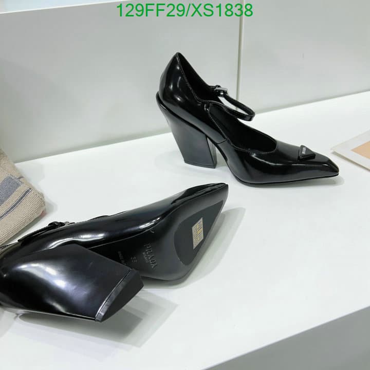 Prada Modellerie Leather Mary Jane Pumps In Nero Black view 3