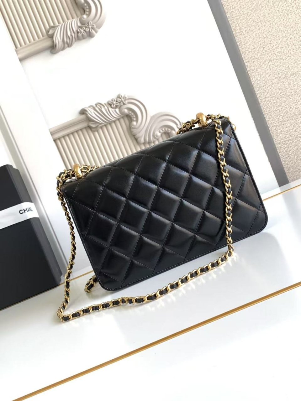 Chanel Calfskin Quilted Perfect Fit Flap Back 22cm view 11