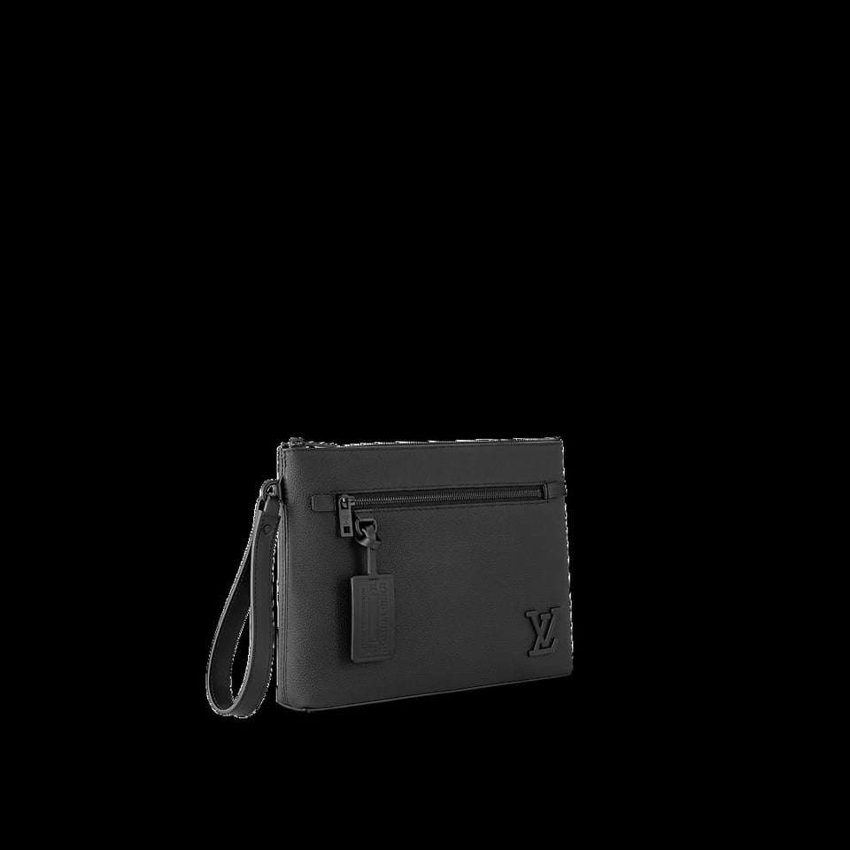 Louis Vuitton Takeoff Pouch Black 30Cm M69837 view 7