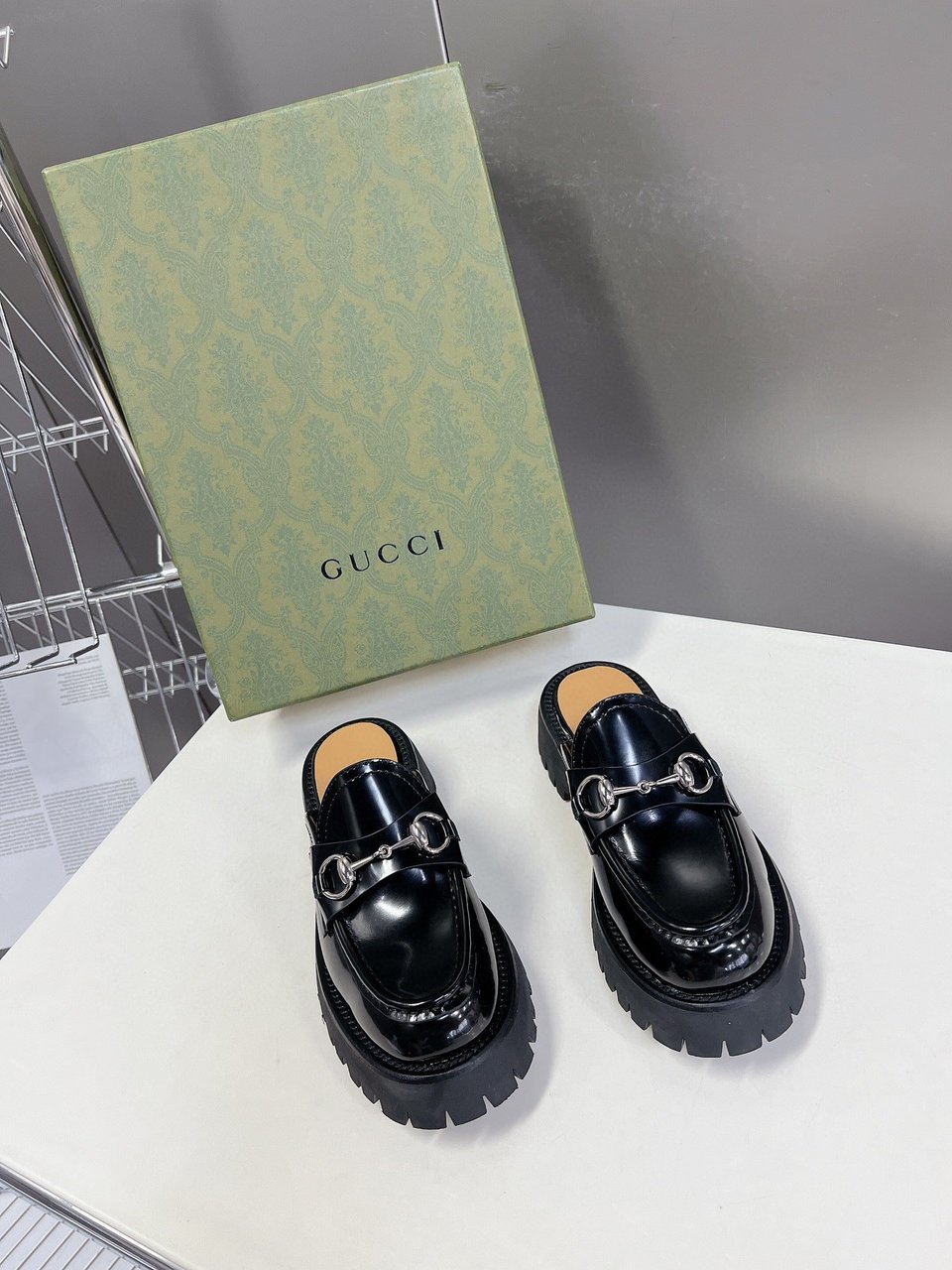 Gucci Women’S Mule With Horsebit Black 764207 Ds800 1000 view 3